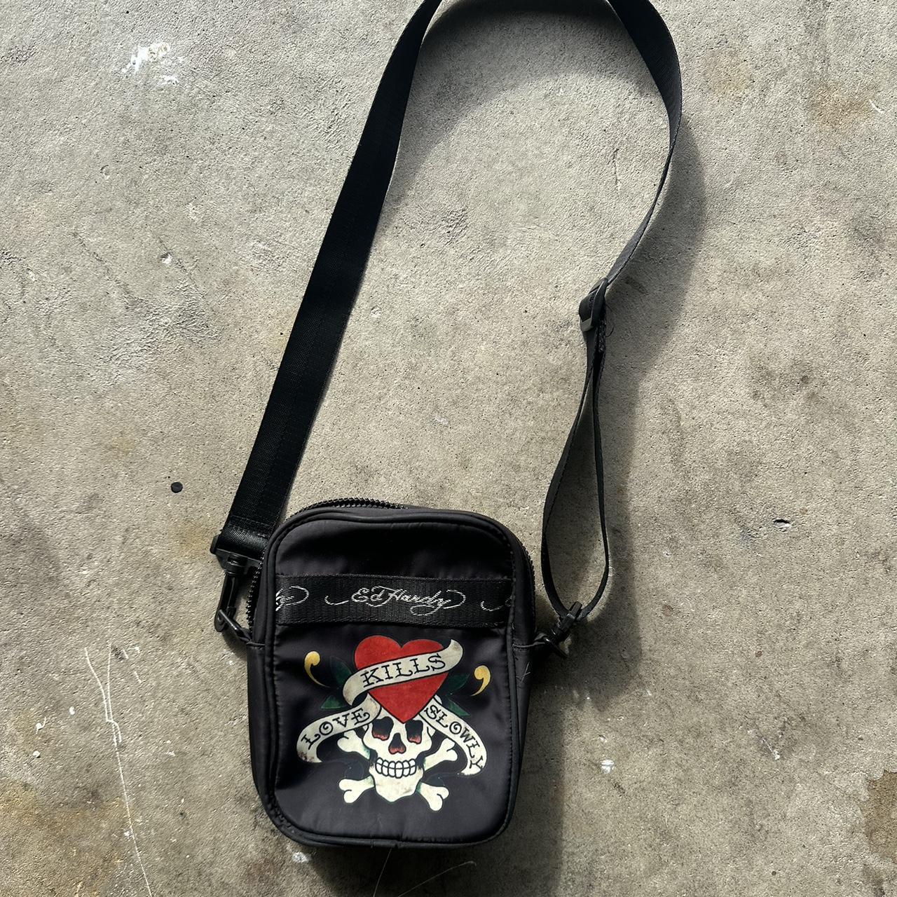 Ed Hardy Unisex Black/Multi Skull Tatoo Print Nylon Duffle Bag With  Adjustable Shoulder Strap - Walmart.com