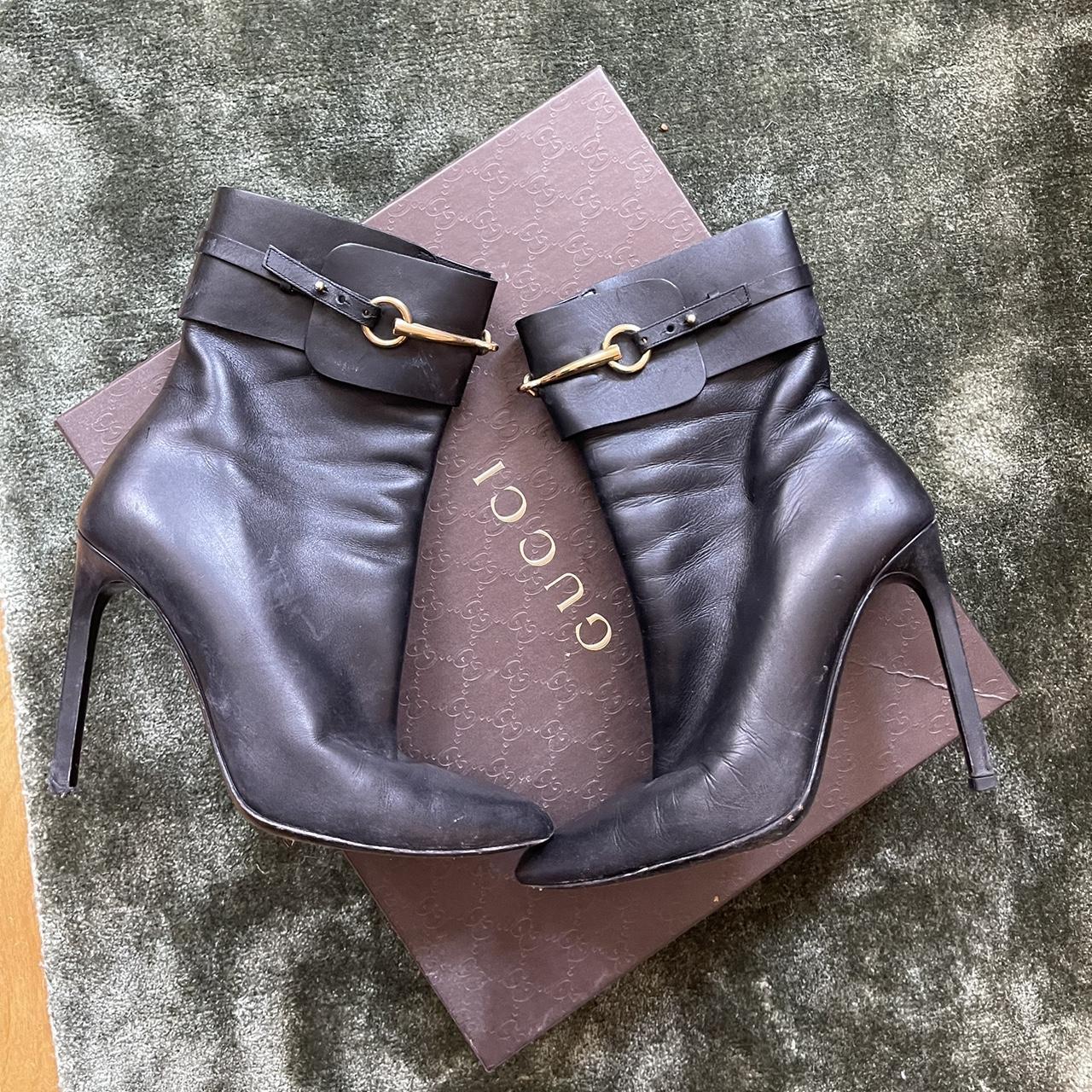 Gucci Hunter green Monogram Rain-boots. Gucci Knee - Depop