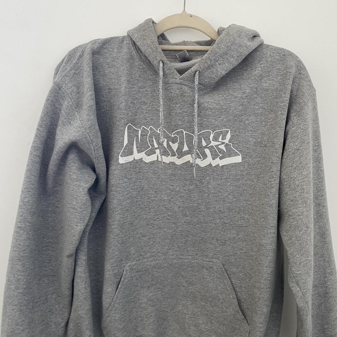 grey NATURE hoodie -size: small -offer me 💰... - Depop