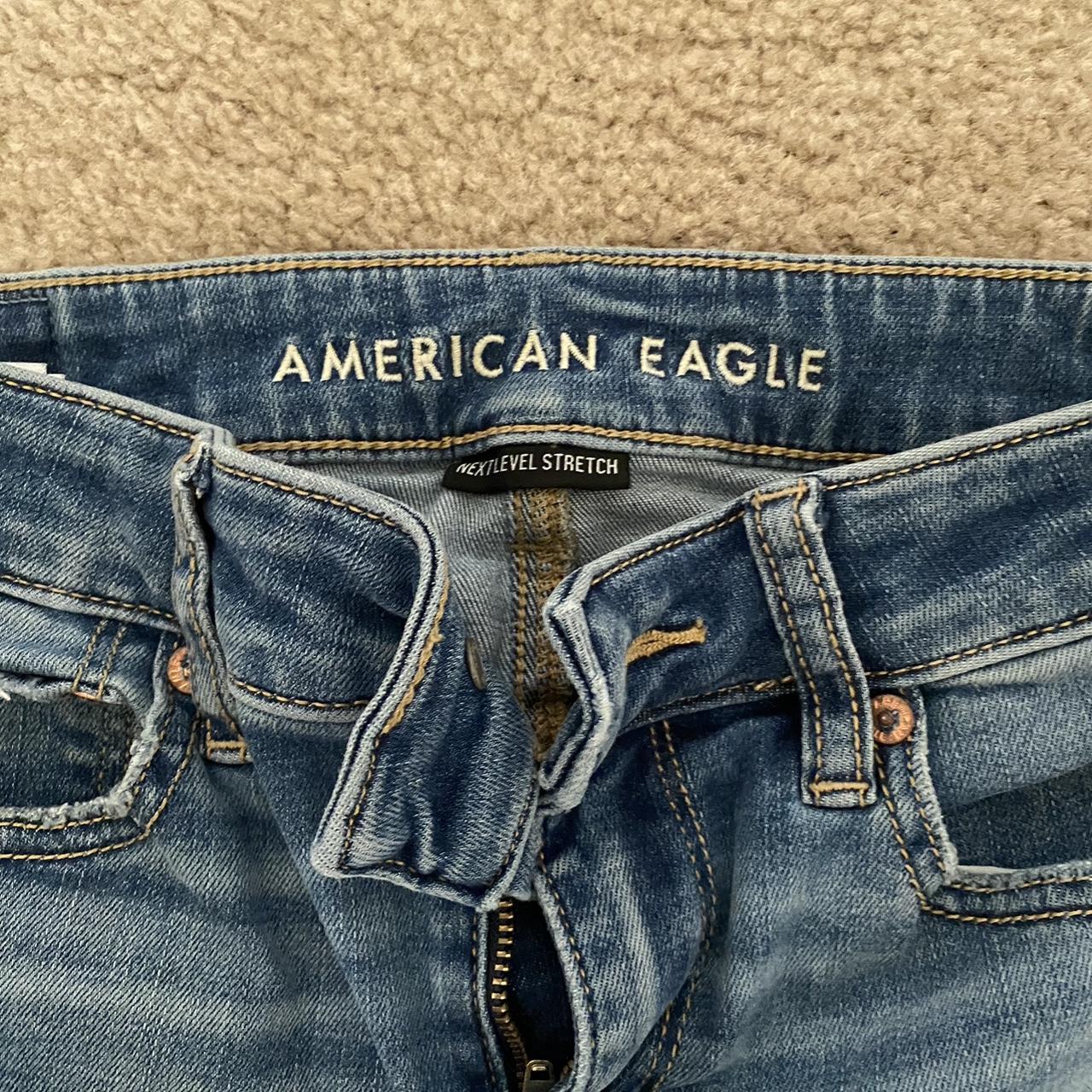 American Eagle Outfitters Women's Blue Jeans | Depop
