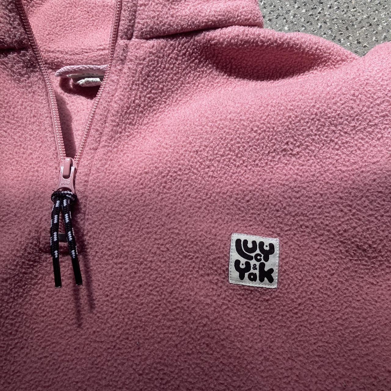 Lucy and Yak dusty pink fleece Tag says XS but