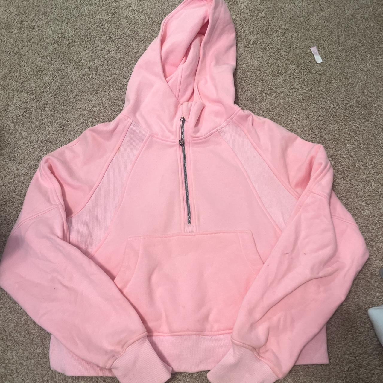 lulu dupe scuba half zip hoodie Depop