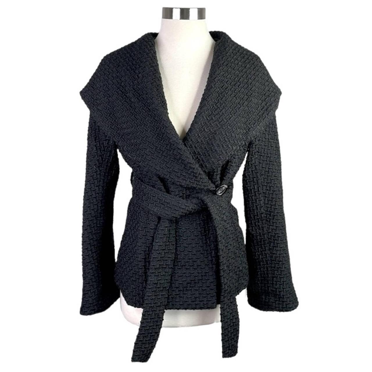 Bcbgmaxazria wrap coat best sale