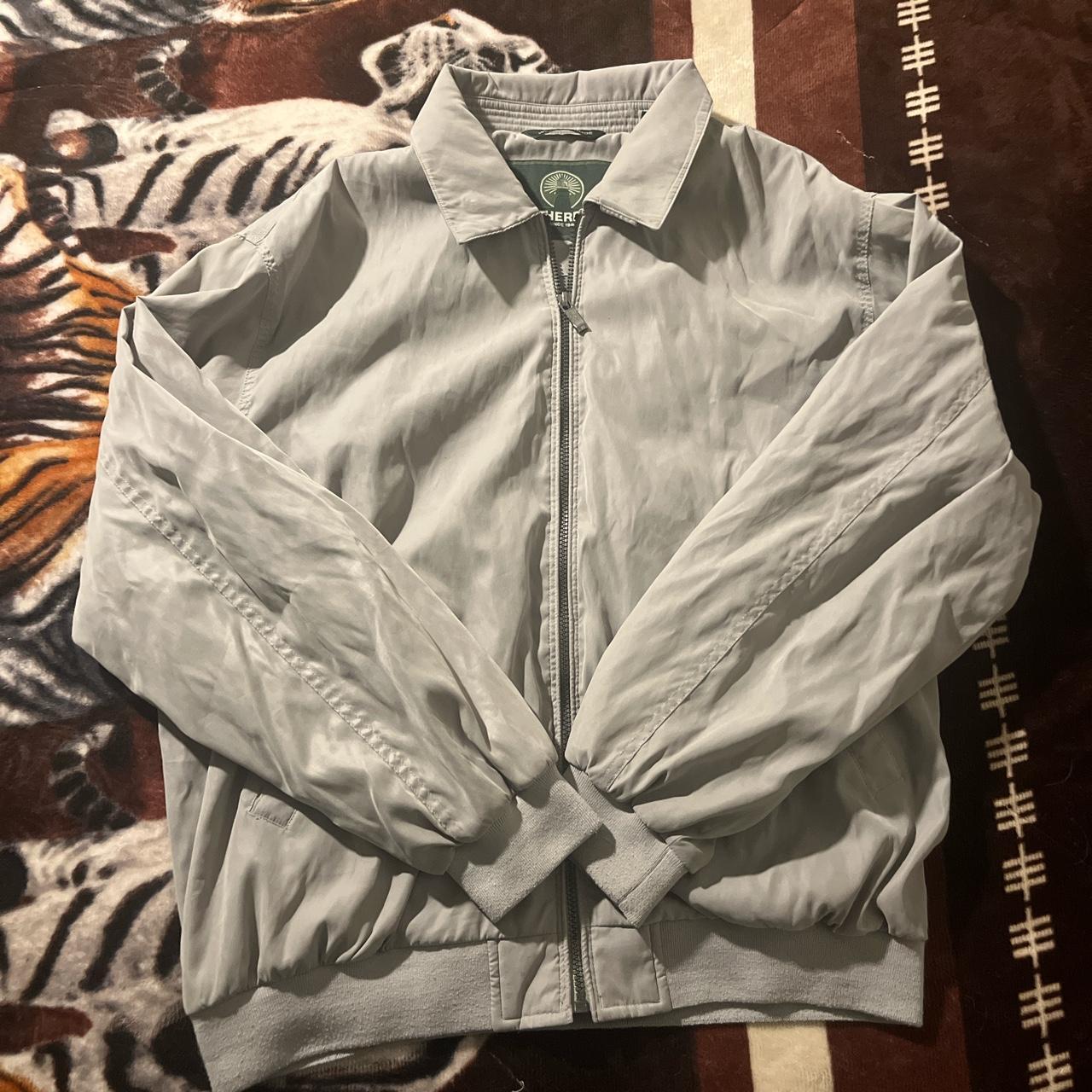 Weatherproof Men's Cream Jacket | Depop