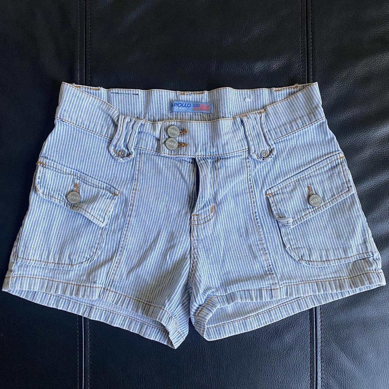 vintage apollo shorts - tagged size 5/6 (i have a... - Depop