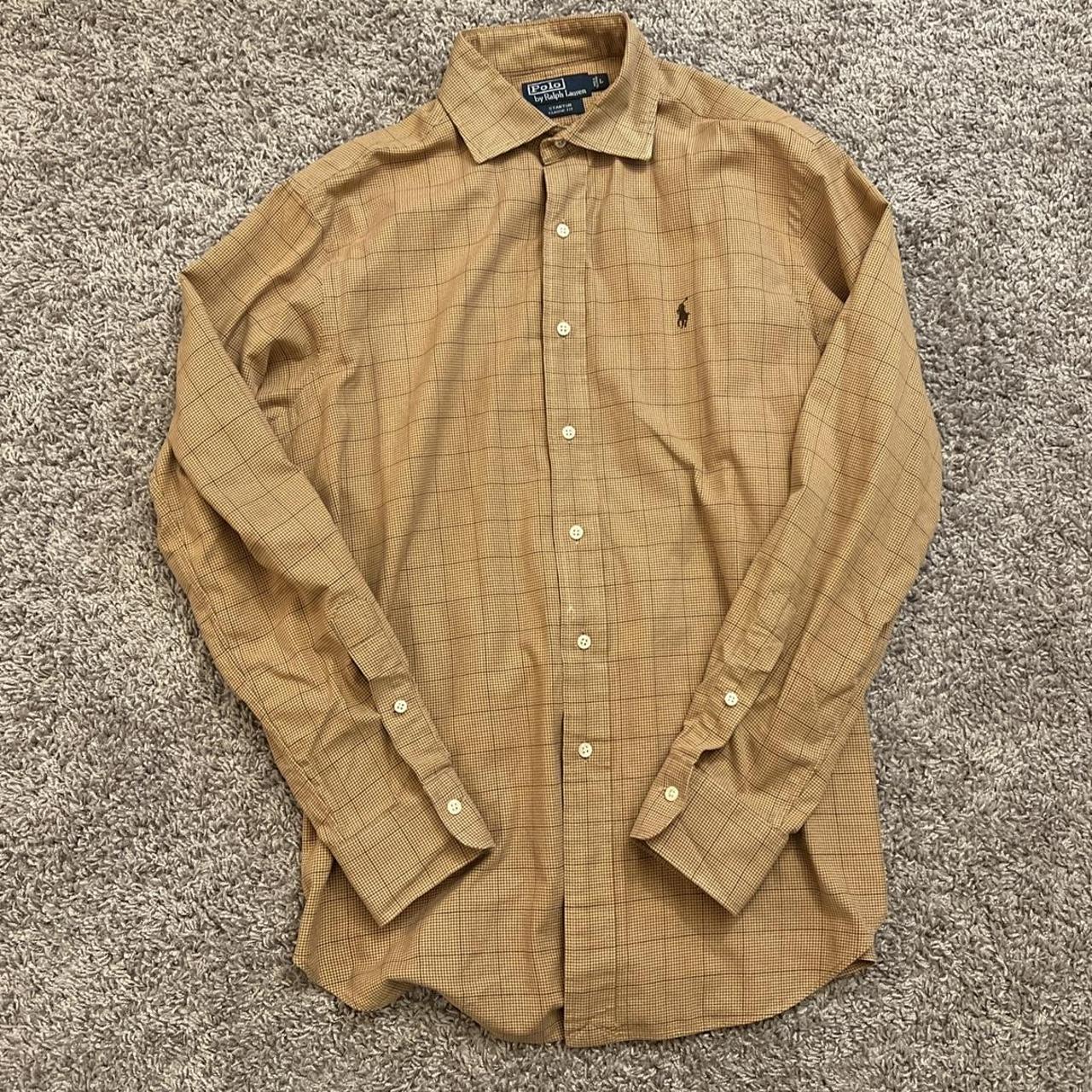 POLO RALPH LAUREN polo shirt light brown