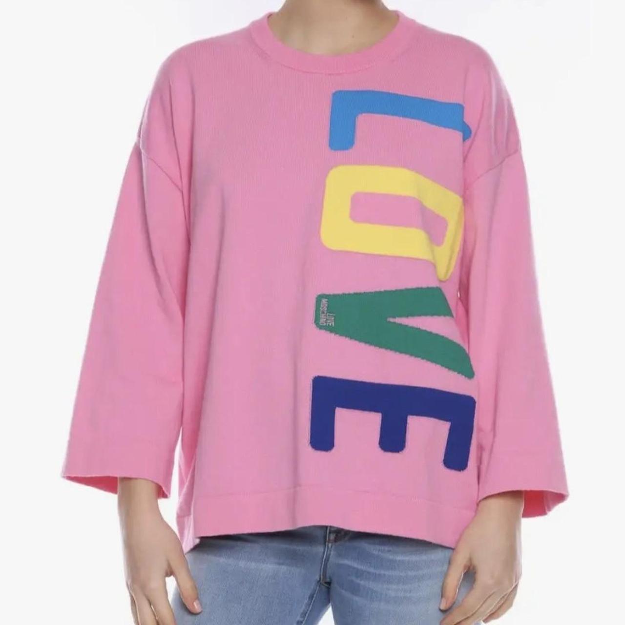 LOVE MOSCHINO I Love Moschino Layered T-Shirt selling Sweater Vintage Y2K- Women’s Small