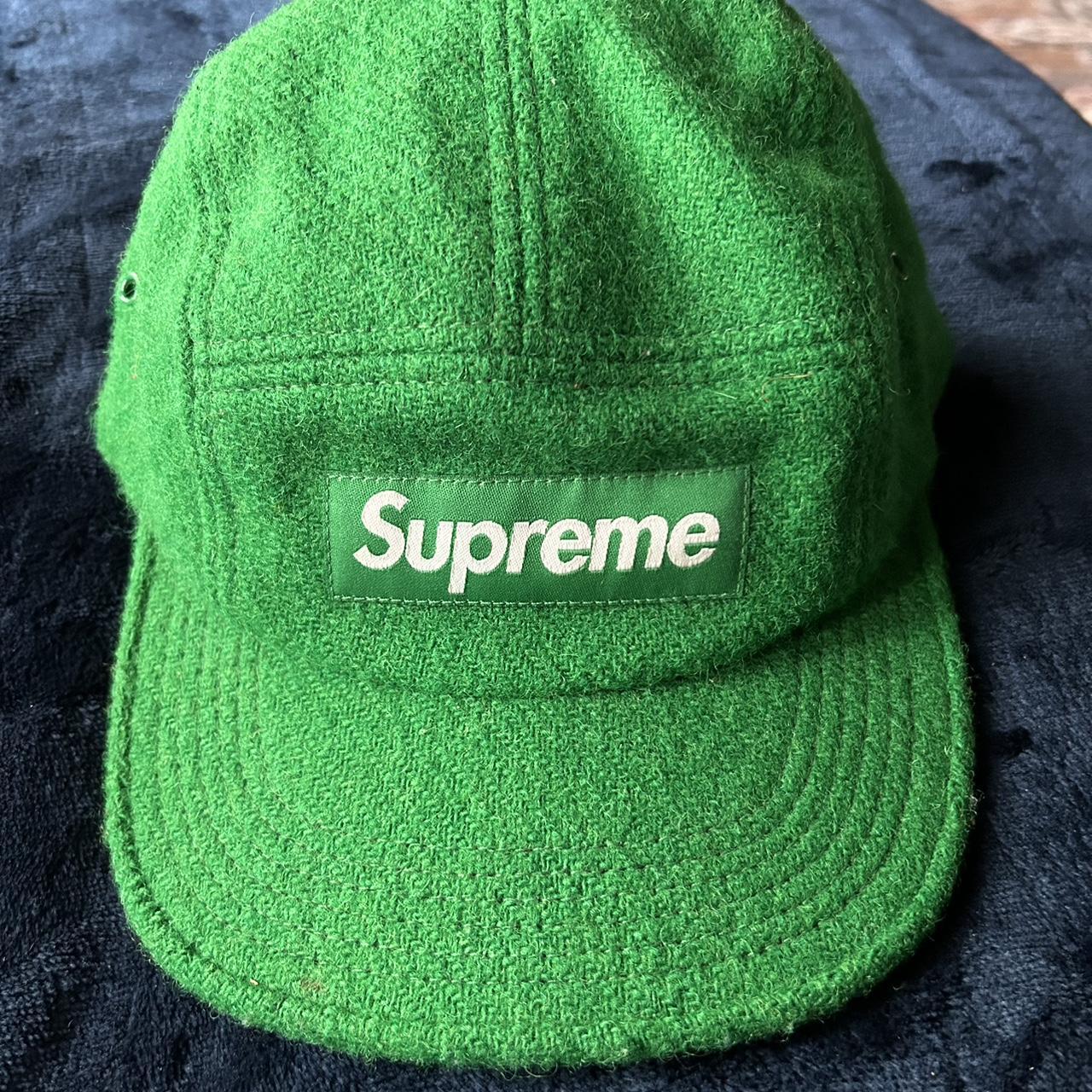 Supreme Harris Tweed Herringbone Camp Cap | Hypebeast