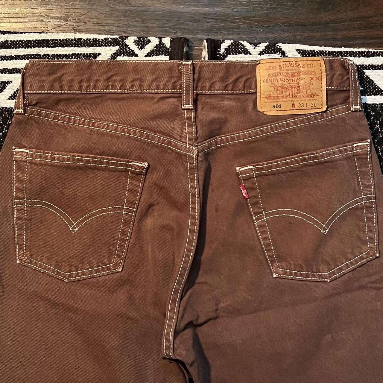Vintage 90's Brown 501 Levi's Jeans “25 “26 – AllVintageDenim