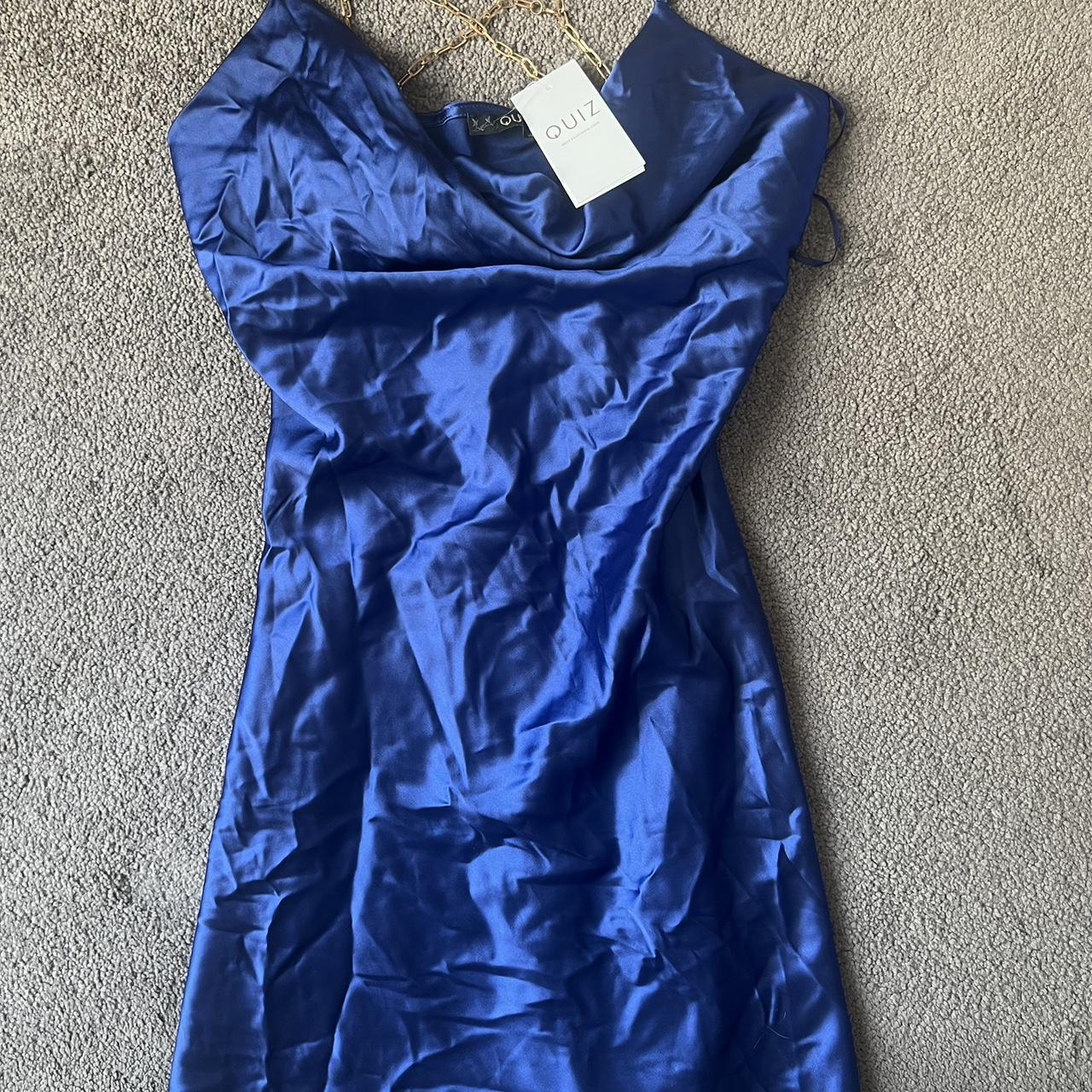 Royal blue cheap quiz dress