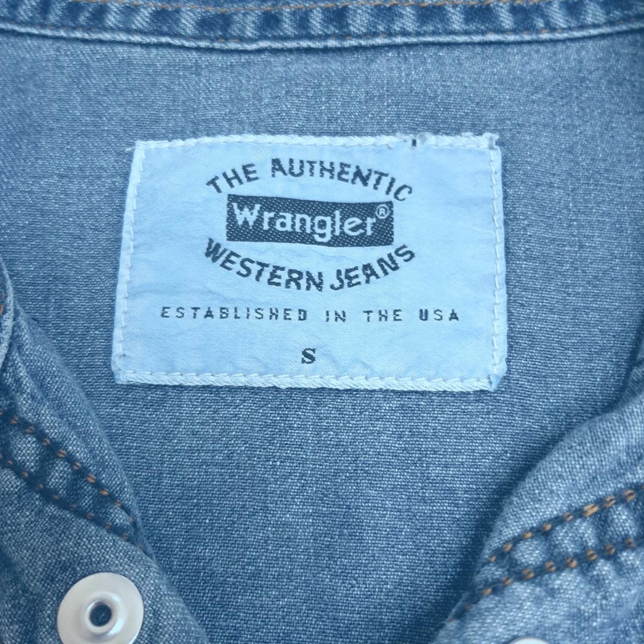 ️Wrangler Western Denim Shirt ️ Size S (in... - Depop