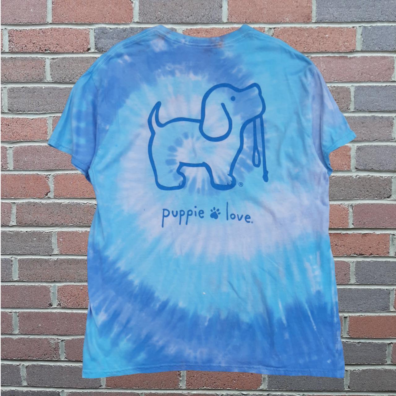 puppie love tie dye shirt