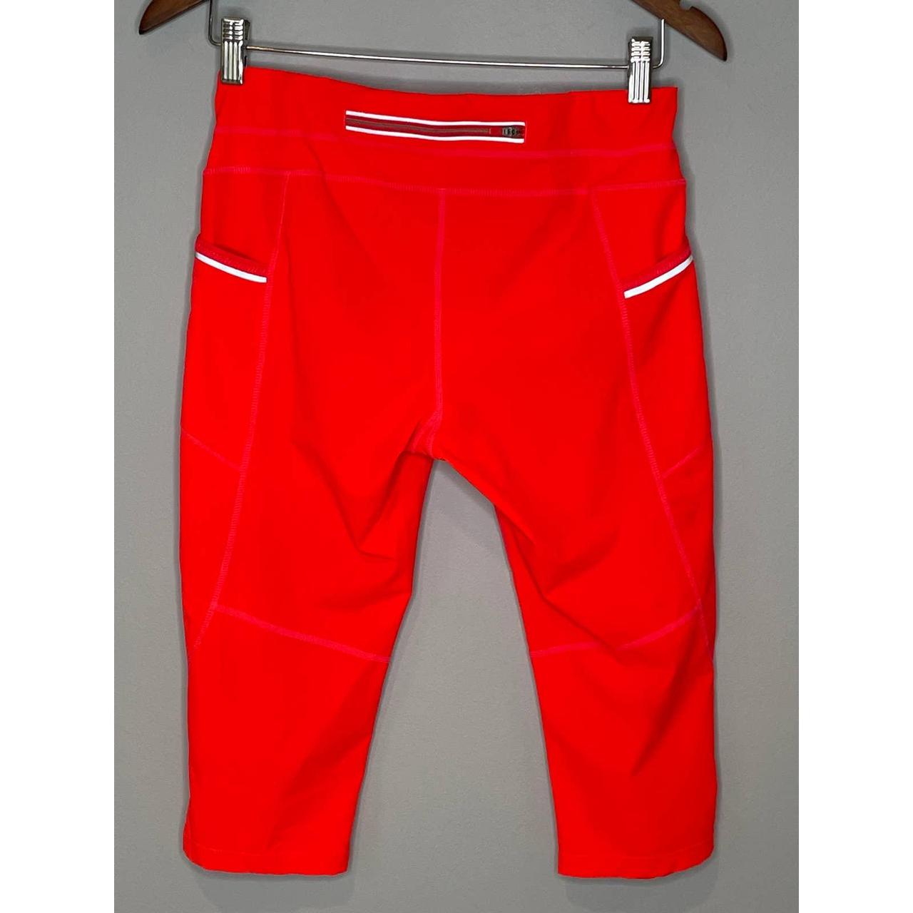 Athleta Women's Orange Leggings Depop