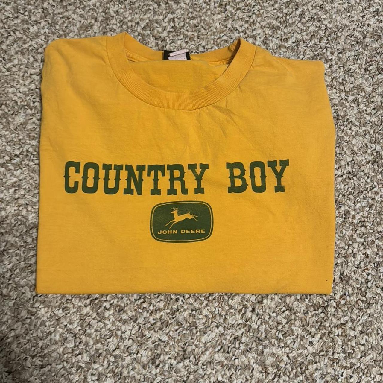 Vintage 90s John Deere Country Boy Shirt Depop