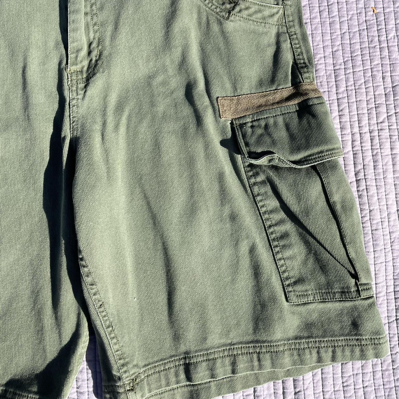 Vintage army green Bugle Boy carpenter jorts! Says... Depop