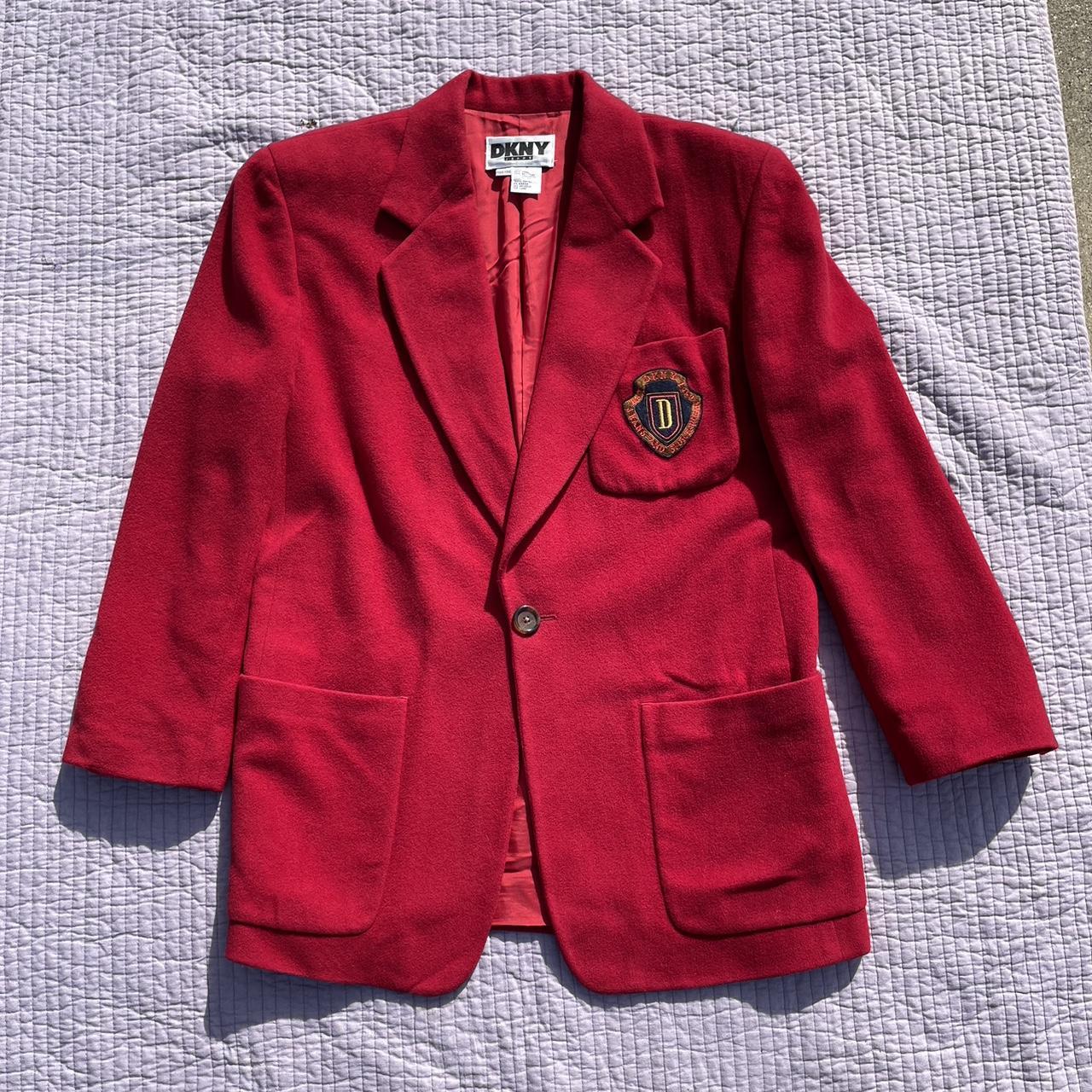 Dkny red discount blazer