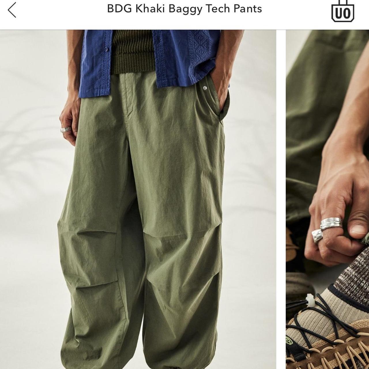Urban Outfitters Men's Khaki Trousers | Depop