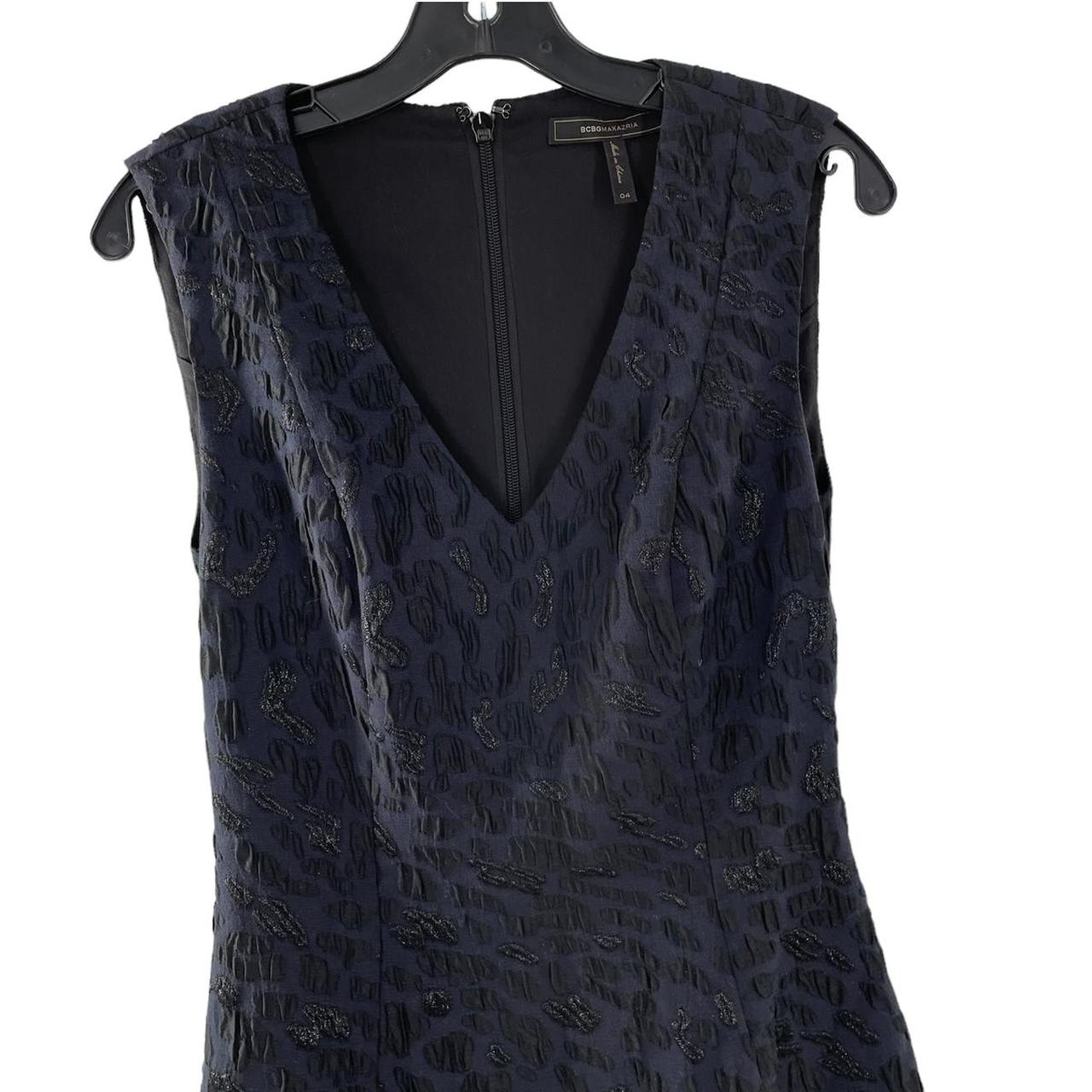 The BCBG Maxazria Hannelli Leopard Jacquard Dress is