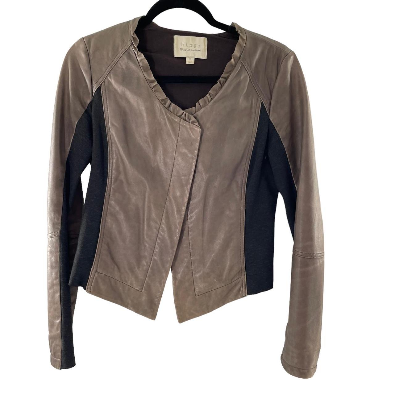 Hinge leather jacket Clearance