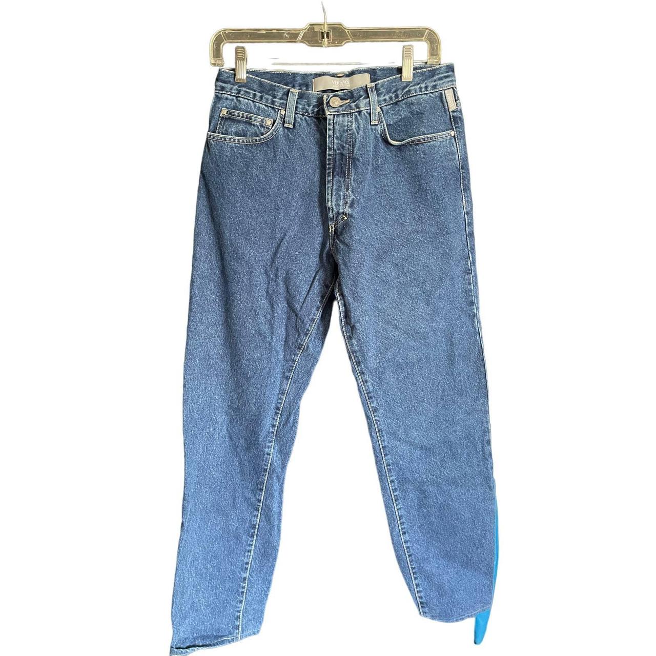 VERSACE COUTURE VINTAGE DENIM JEANS, BLUE , SIZE 32...