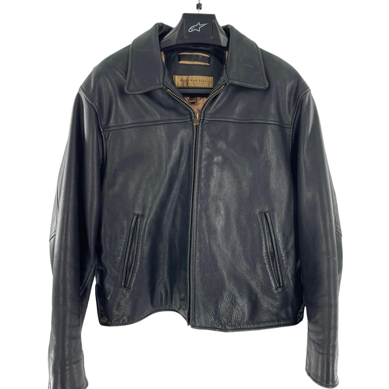 Marc new york top leather moto jacket