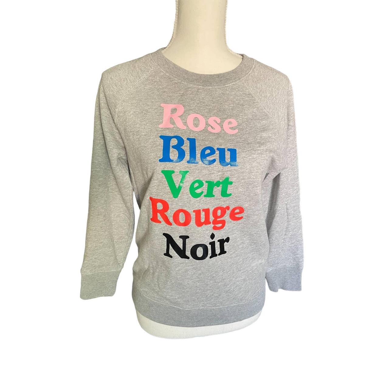 Sweatshirt vert hot sale