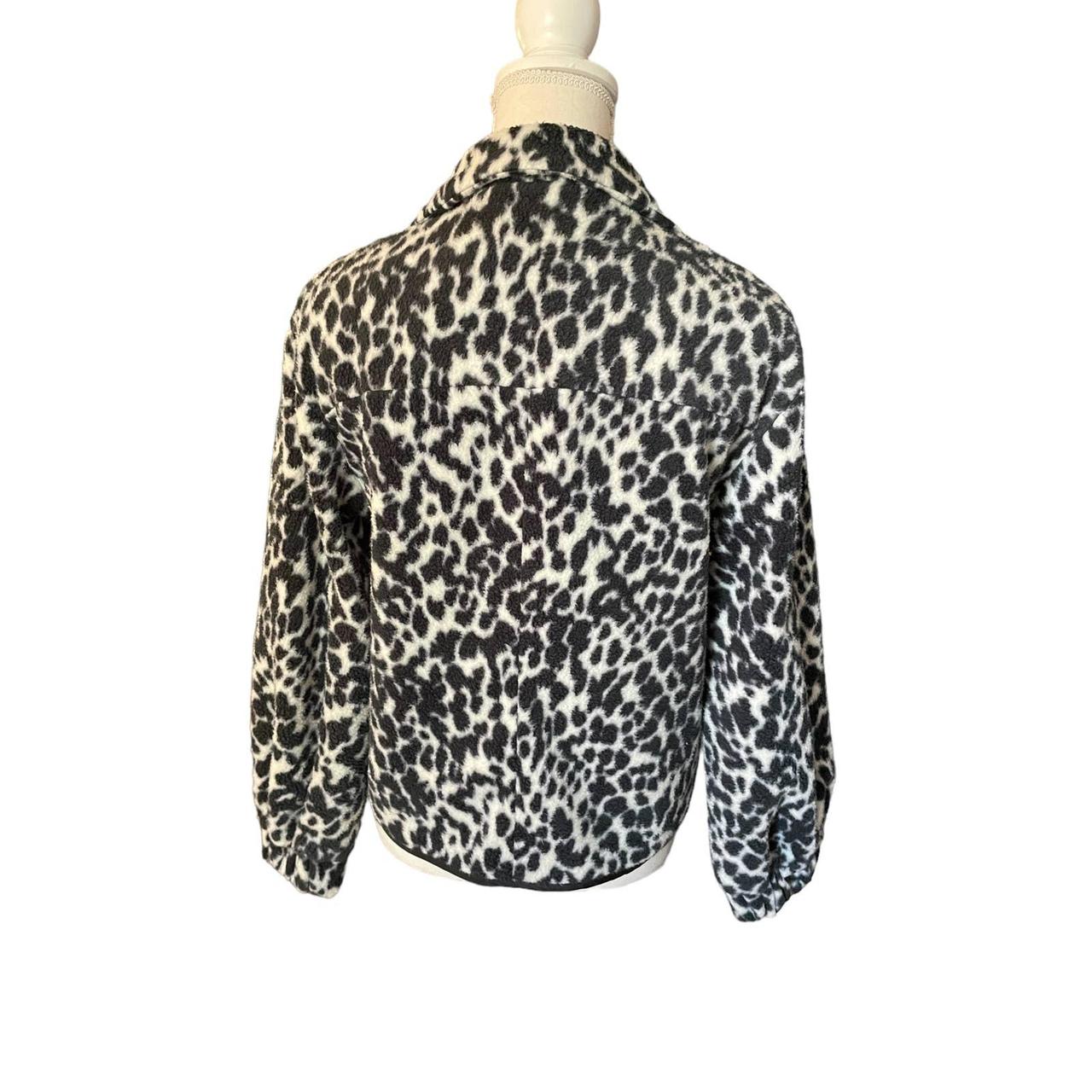 Sandy liang fleece on sale leopard