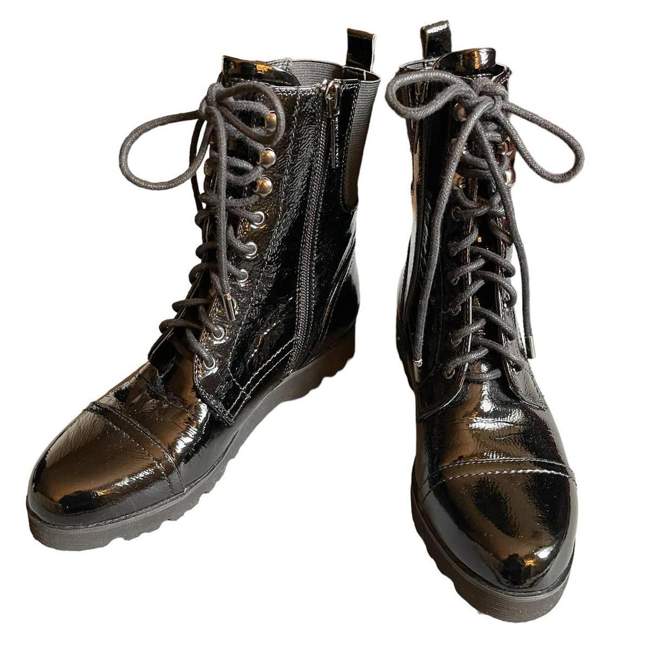 Donald j pliner combat boots best sale