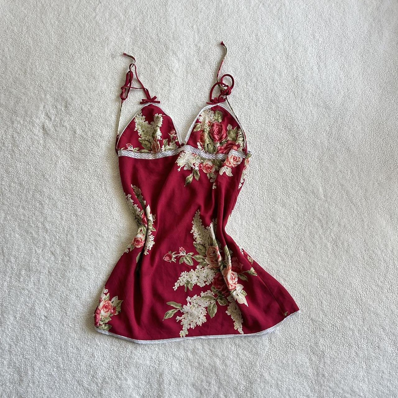 Oscar de la Renta Women's Burgundy Dress (2)