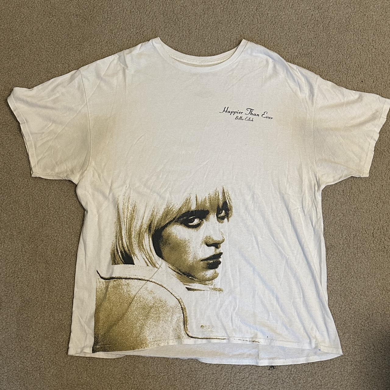 Mens Billie eilish shirt , Stains on armpits