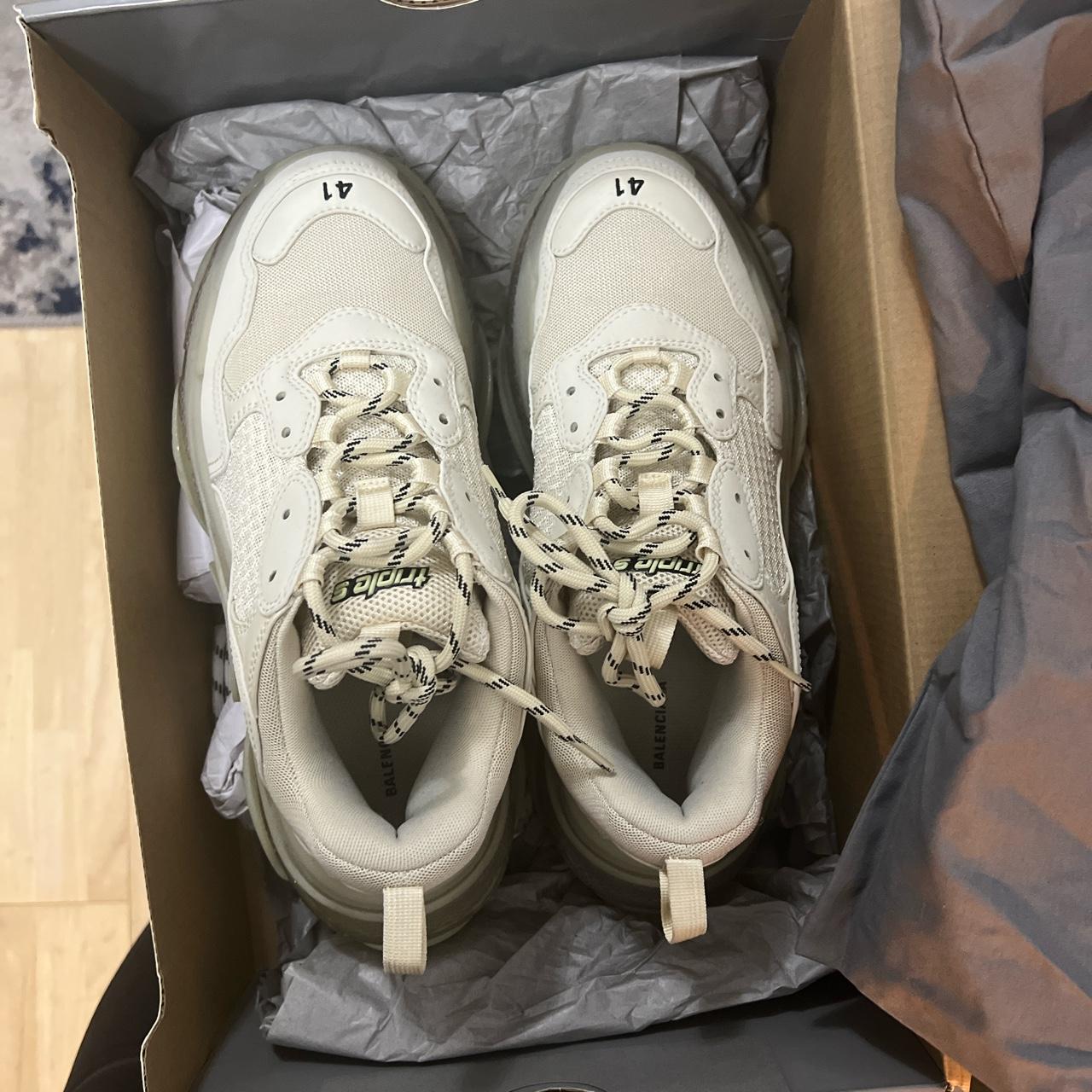 Authentic genuine balenciaga triple s sneaker size... - Depop