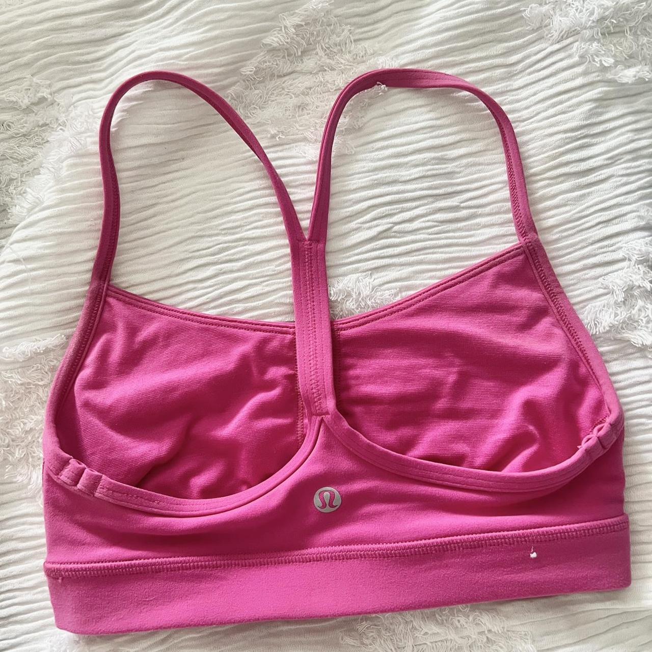 SONIC PINK lulu flow y bra Size: 2 No pads ... - Depop