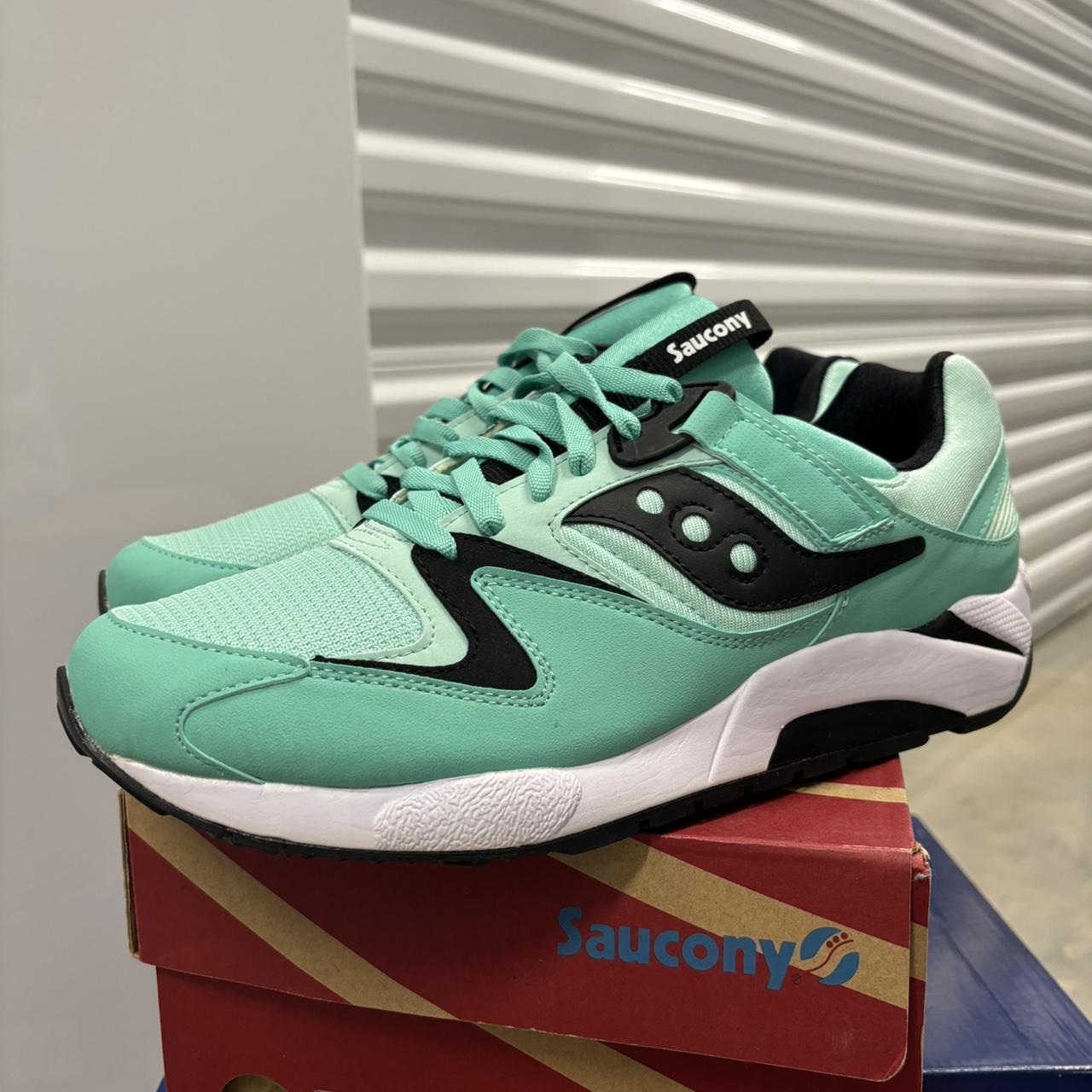 Saucony Grid 9000 Mint Black Mens 11 NEW Depop