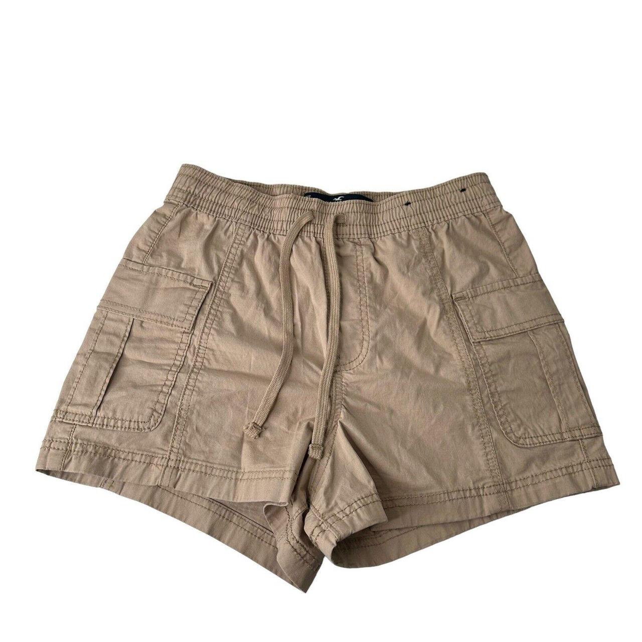 Hollister Cargo Shorts Women's XS Tan