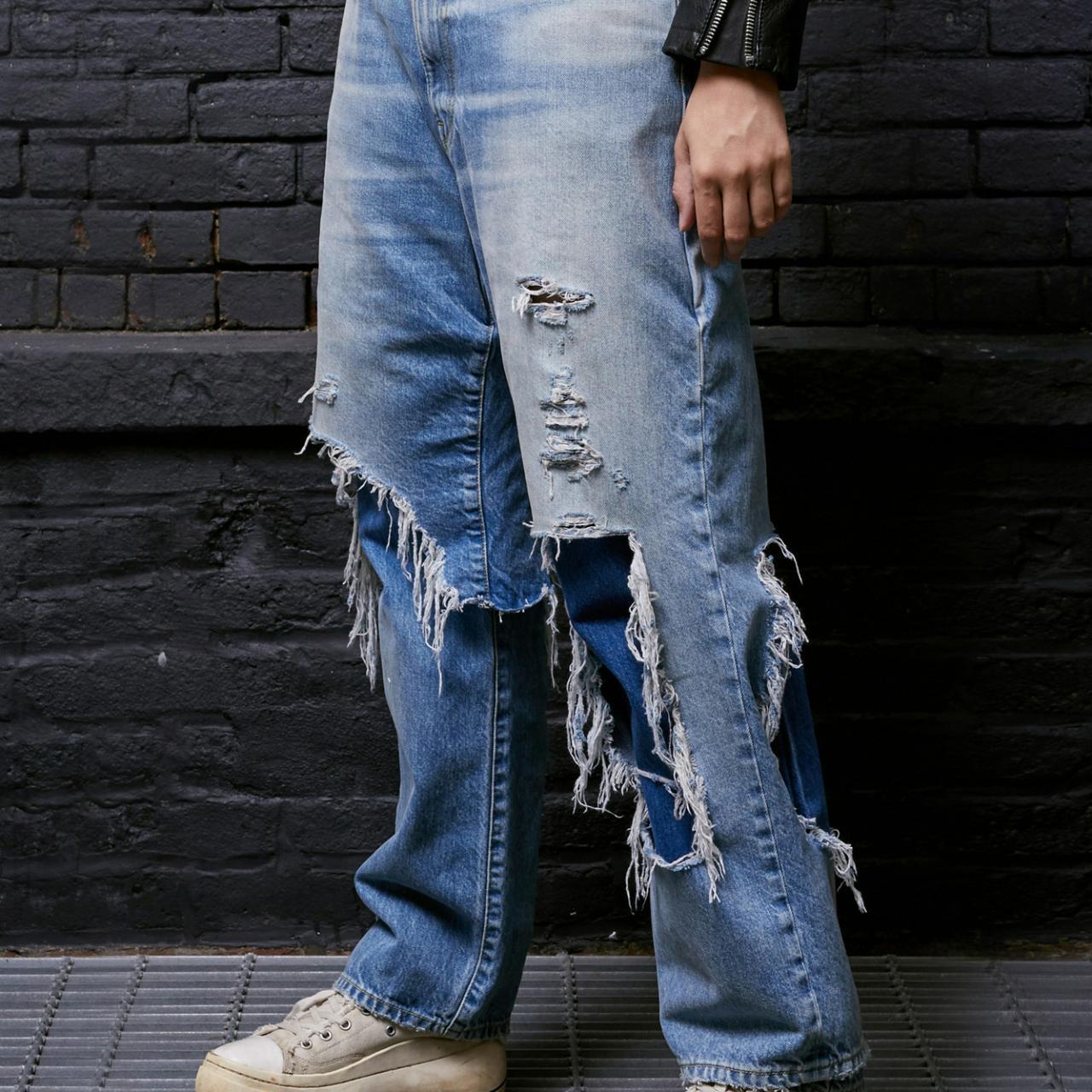 R13 Women's Blue Jeans Depop