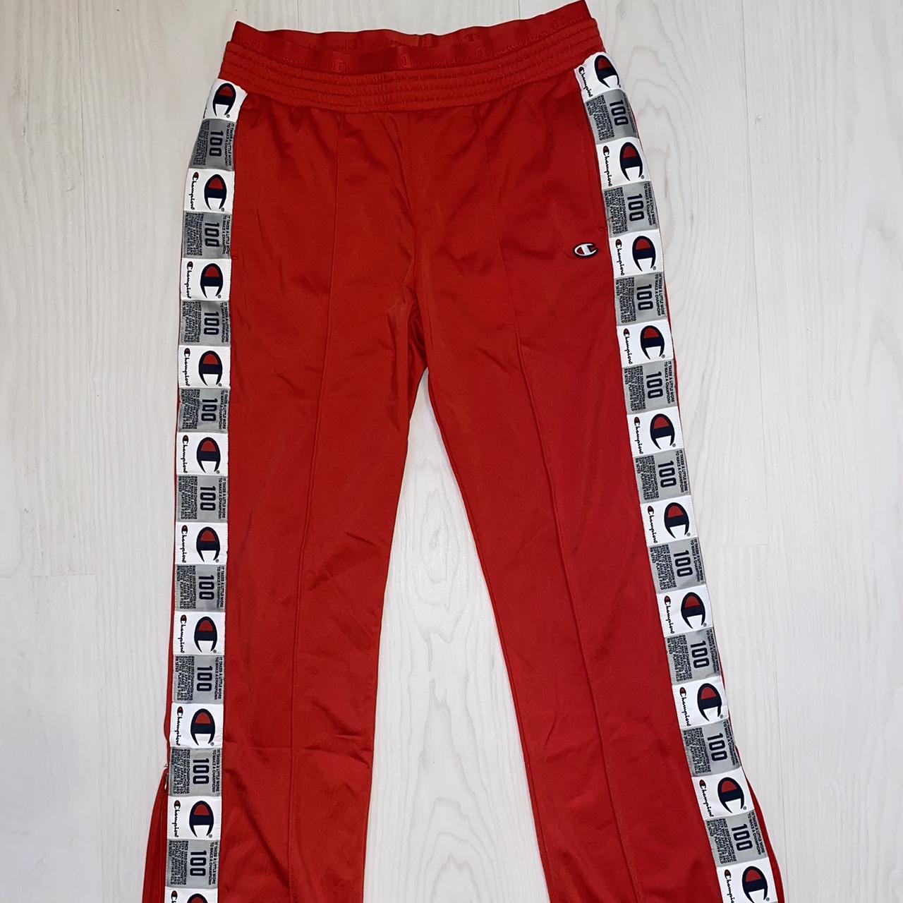 Champion sweatpants zipper store leg