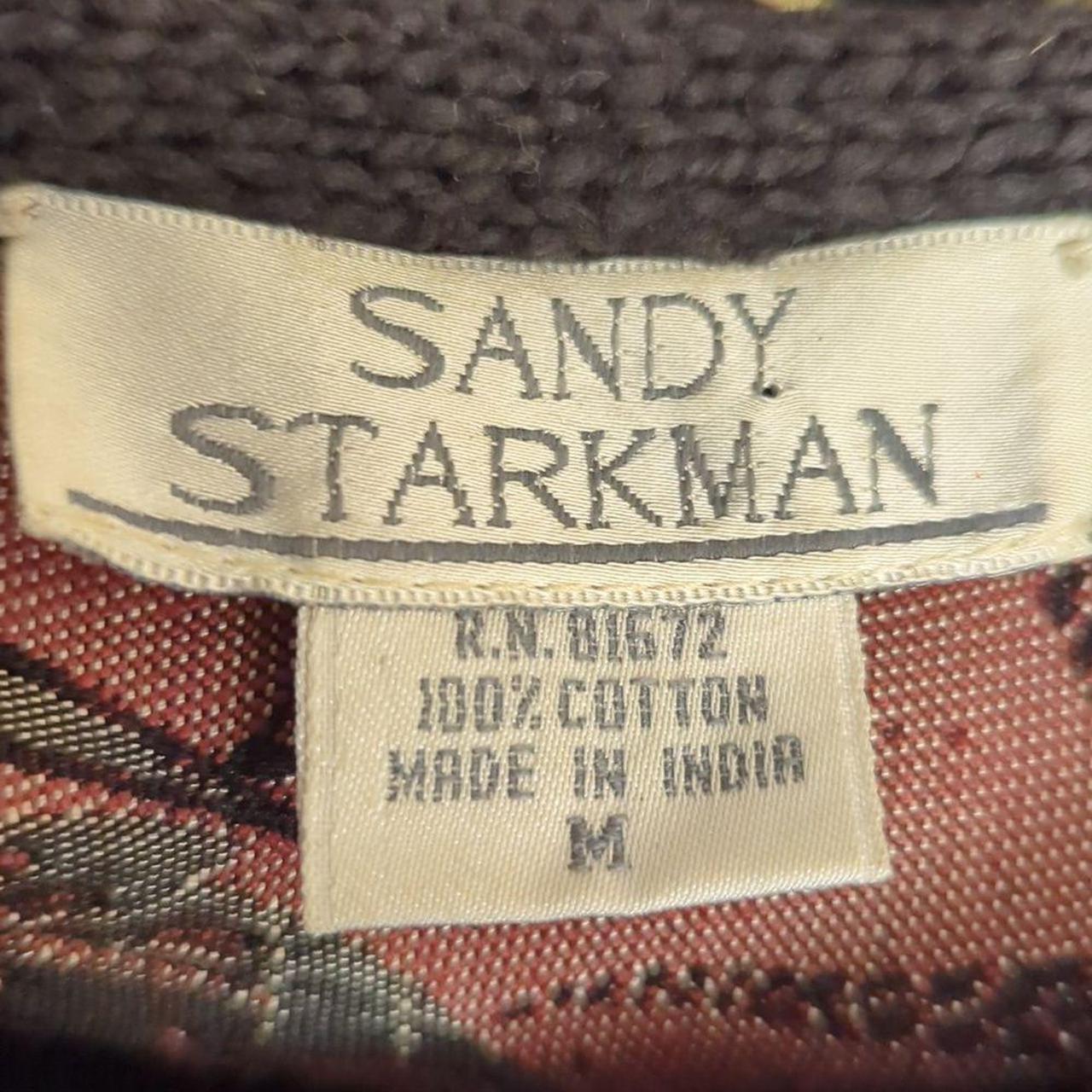 Beautiful Sandy Starkman vintage black patchwork... - Depop