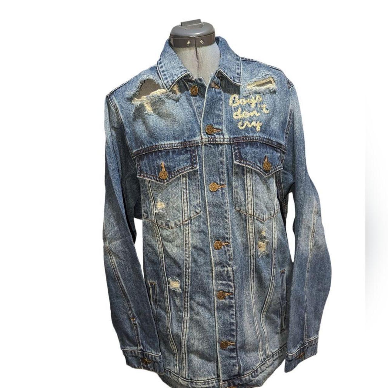 Sandrine Rose x Free People Boys Don’t Cry Denim hotsell Jacket