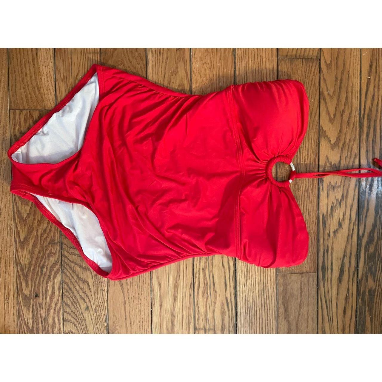 Michael Michael Kors Womens Red Swimsuit One Piece Depop 3732