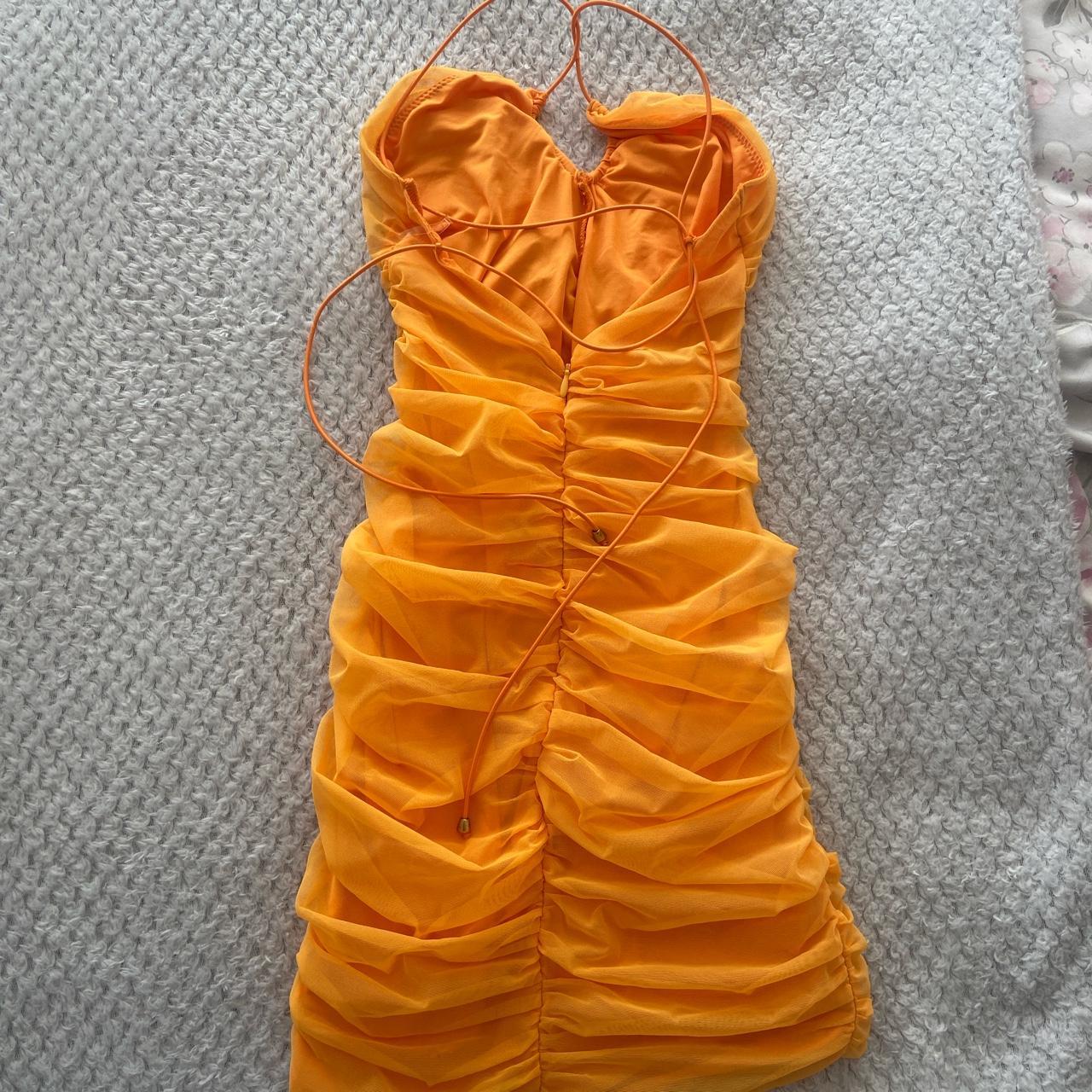 Orange Oh Polly Dress Size 8. Only wore a few times,... Depop