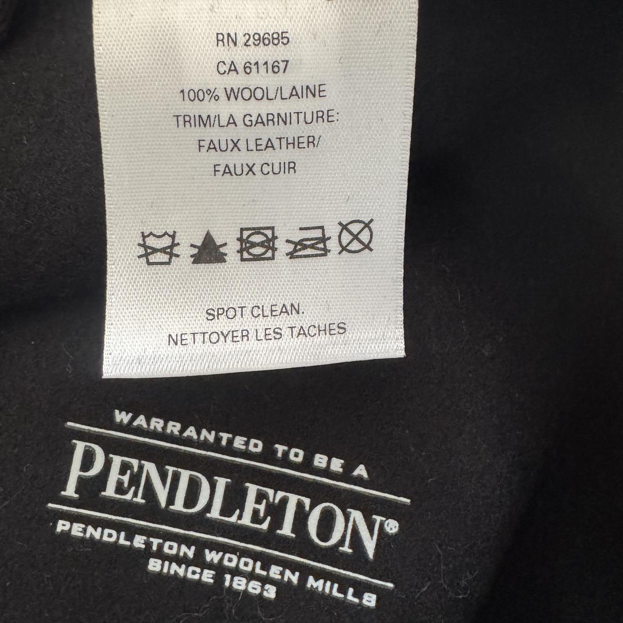 Pendleton Men's Hat - Black – Black Pendleton cru… - image 5