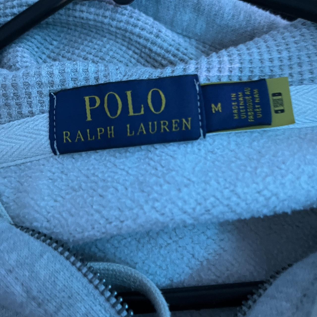 polo Ralph Lauren zip up hoodie size medium worn... - Depop