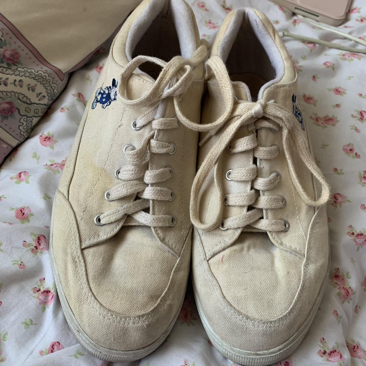 vintage disney sneakers very worn & used & stained... - Depop