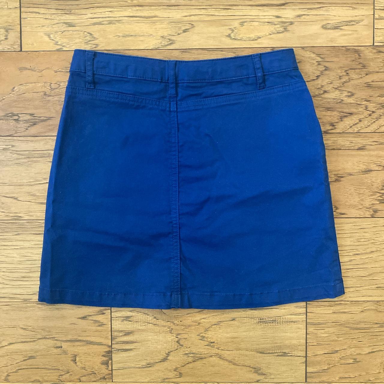 Copper Key Women's Blue Skirt | Depop