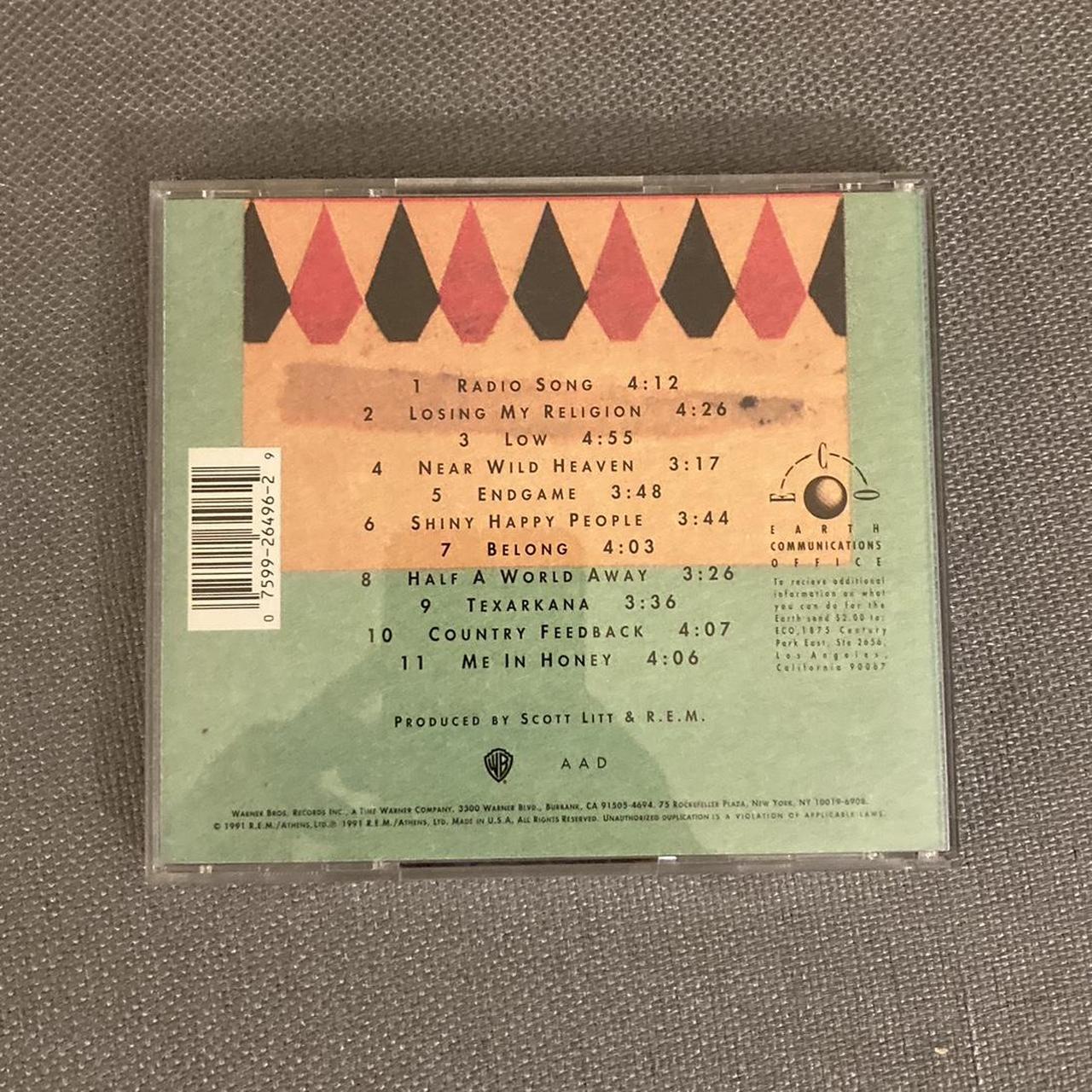R.E.M. Out Of Time CD original 1991 great | Depop