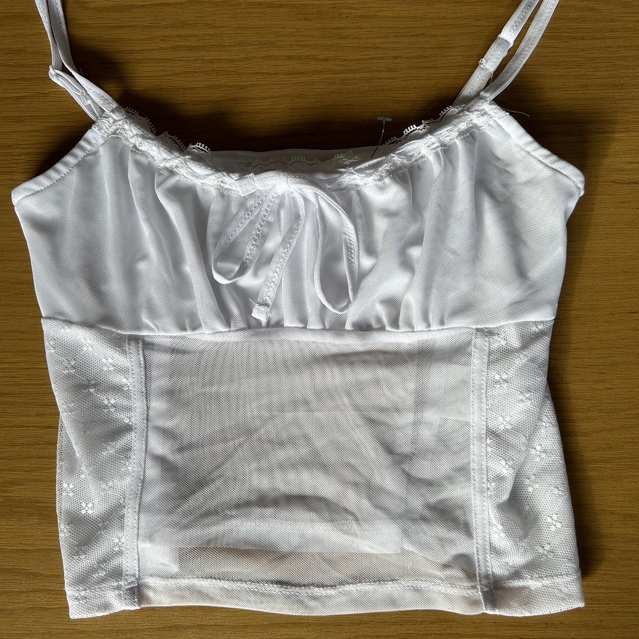 Glassons White Xs Cropped Top Fits Nicely And Depop