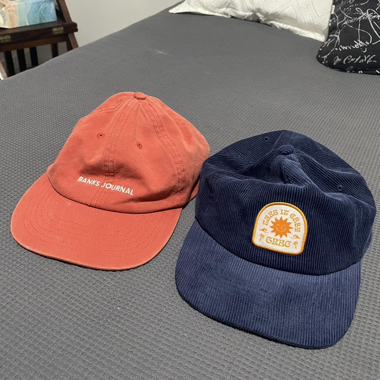 GRBC & Banks Journal caps Both barely worn - Depop