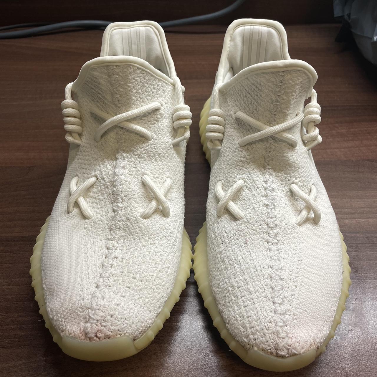 Adidas Yeezy Boost 350 v2 Cream/Triple White UK... - Depop