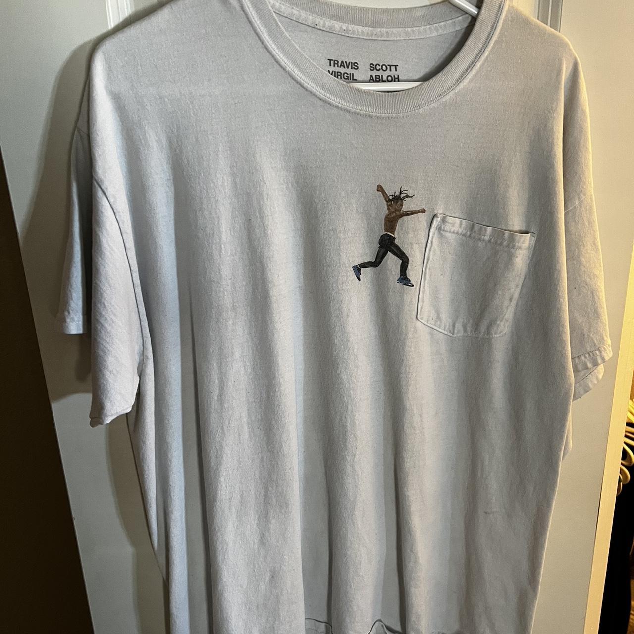 WHITE TEE SHIRT TRAVIS SCOTT X VIRGIL ABLOH