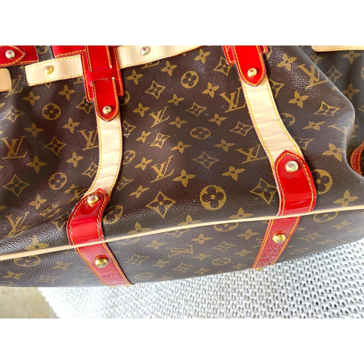 Louis Vuitton Limited Edition Monogram Canvas Rubis Salina Gm in Red